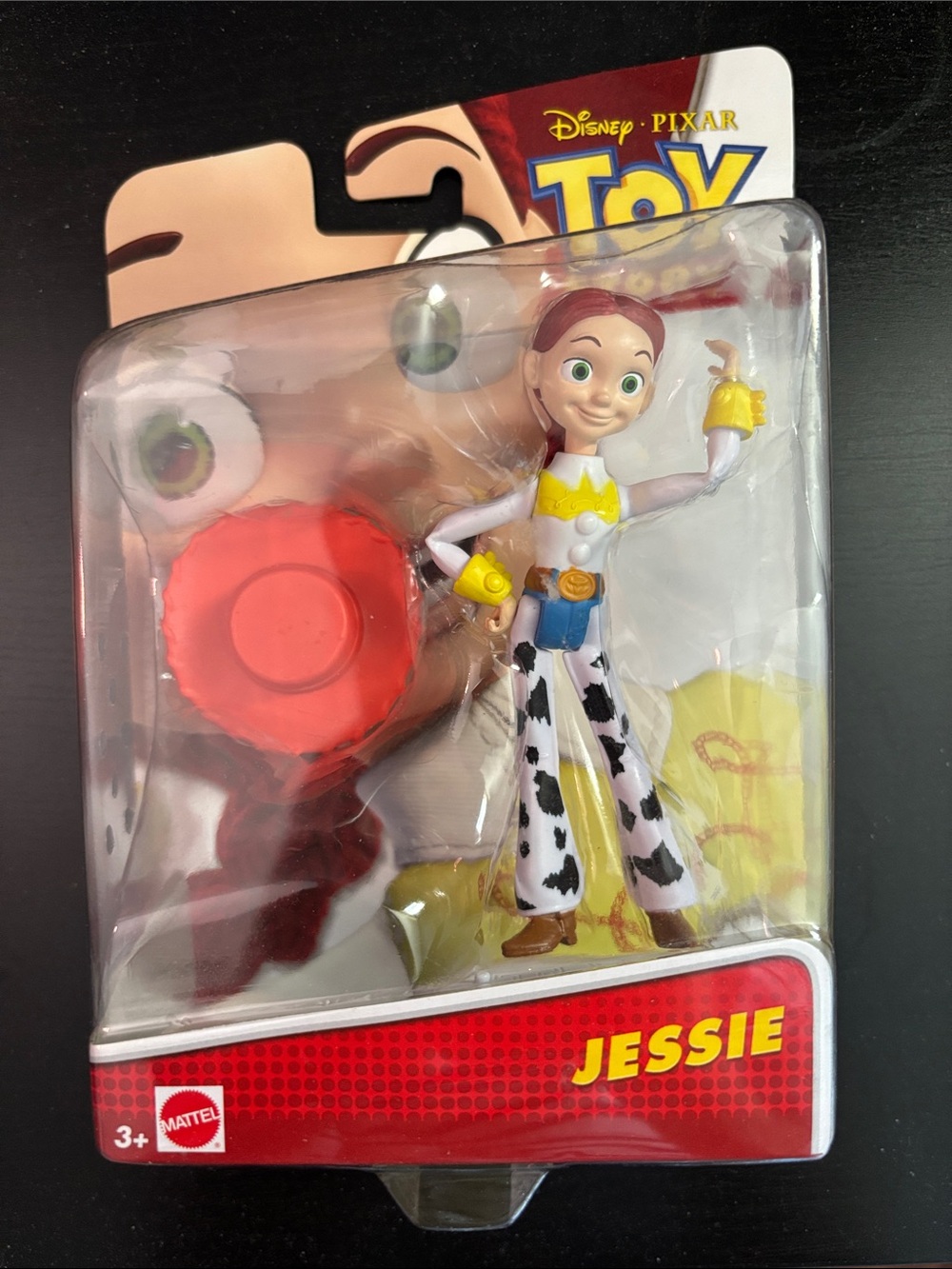 Mattel Jessie Figure with Red Hat and Cowprint Chaps